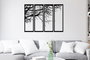 Wallity Tree Accesorio Decorativo de Pared Metálico Negro